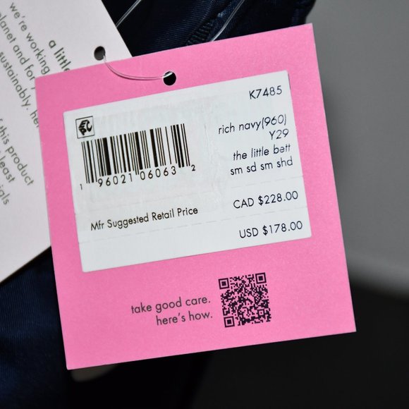 Kate Spade Navy and White Polka Dot Shoulder Bag - Picture 5 of 10